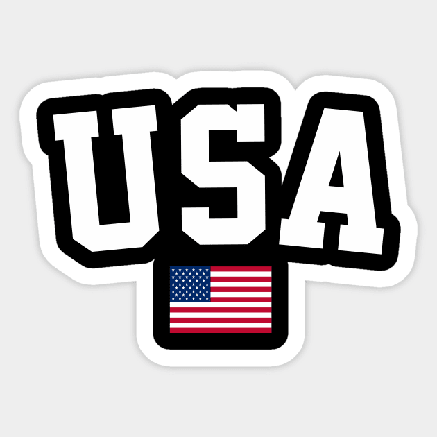 USA Flag American Flag Sticker by Aspita